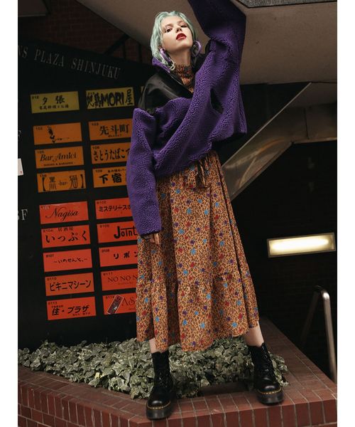 jouetie（ジュエティ）の「ボアハーフジッププルオーバー（その他トップス・レディース・オフホワイト/ブラック/パープル・MEDIUM）」の15枚目の写真