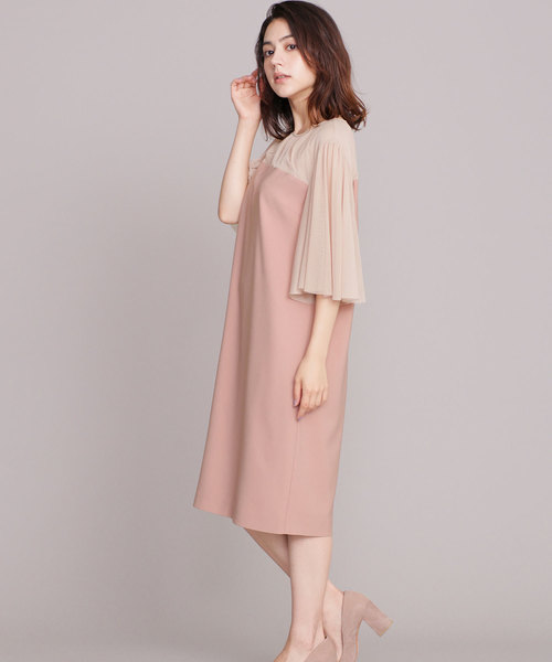 セール ワンピース Aperi ヨークギャザーサックワンピース ワンピース Nano Universe ナノユニバース のファッション