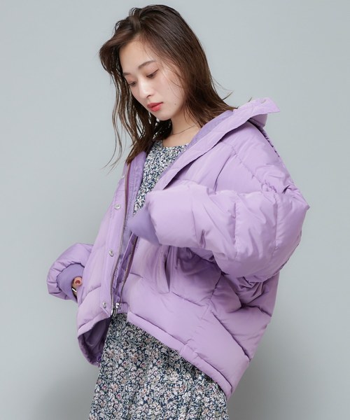 Ciaopanic チャオパニック の ショート丈カラーエコダウン ダウンジャケット コート Wear Ciaopanic チャオパニック の ショート丈カラーエコダウン ダウンジャケット コート Wear