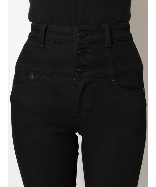 EMODA（エモダ）の「【ELDER】NUDEハイウエストデニム（デニムパンツ・レディース・ブラック/インディゴブルー・X-SMALL/SMALL/MEDIUM）」の13枚目の写真