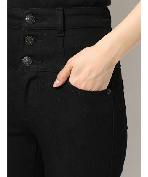 EMODA（エモダ）の「【ELDER】NUDEハイウエストデニム（デニムパンツ・レディース・ブラック/インディゴブルー・X-SMALL/SMALL/MEDIUM）」の6枚目の写真