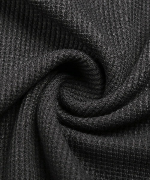 LUXSTYLE（ラグスタイル）の「ワッフルトールロンT（Tシャツ/カットソー・メンズ・ホワイト/ブラック/グレー/ベージュ/ブラウン/カーキ/モカ/チャコール/ネイビー・S/M/L/XL）」の10枚目の写真