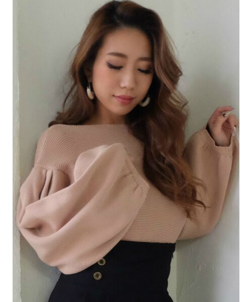 RESEXXY(リゼクシー)の「ハーフクリアピアス(ピアス(両耳用)・レディース・ブラック/ブラウン/ベージュ・FREE)」の9枚目の写真