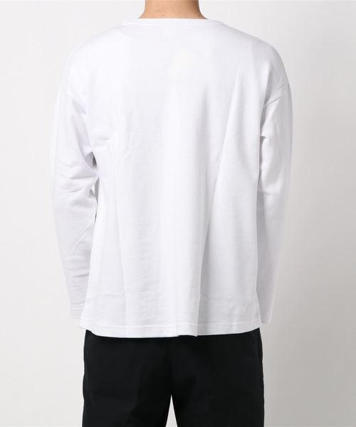 B.I.D.(ビーアイディー)の「《TRAP/U》ラウンド鹿の子カットソー(Tシャツ/カットソー・メンズ・ホワイト/オリーブ・MEDIUM/LARGE)」の4枚目の写真