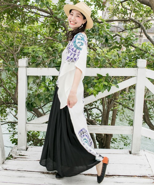 チャイハネ】yul ノマデスハイローヘムワンピース（ワンピース  