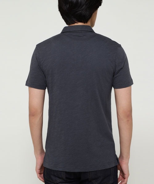 SUNSPEL(サンスペル)の「SUNSPEL / MEN’S PIMA COTTON LINEN(ポロシャツ・メンズ・ネイビー/セージグリーン/チャコール・SMALL/MEDIUM/LARGE)」の6枚目の写真