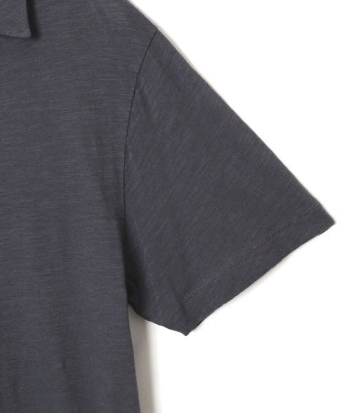 SUNSPEL(サンスペル)の「SUNSPEL / MEN’S PIMA COTTON LINEN(ポロシャツ・メンズ・ネイビー/セージグリーン/チャコール・SMALL/MEDIUM/LARGE)」の11枚目の写真