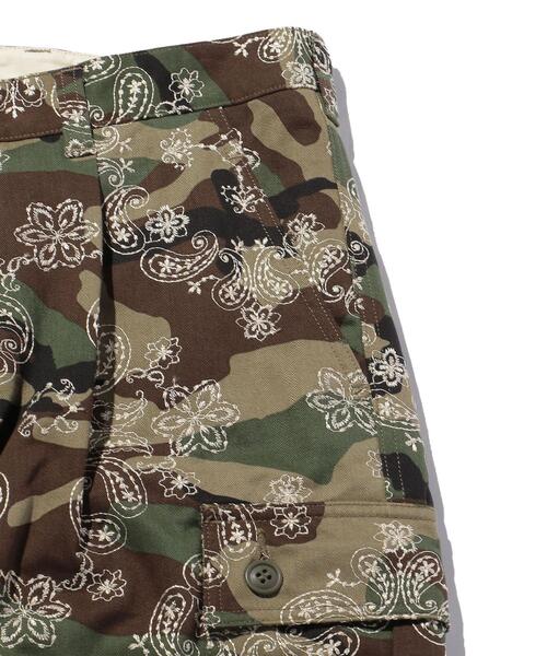 MONKEY TIME（モンキータイム）の「＜CLOT＞ EMB PAISLEY CAMO PT 