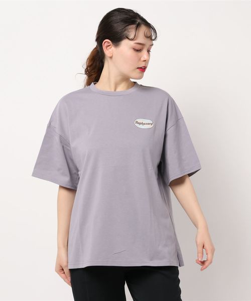 SpRay(スプレイ)の「オーバルロゴ BIG Tシャツ(Tシャツ/カットソー・レディース・オフホワイト/ブルー/アイボリー/ラベンダー/スミクロ・FREE)」の22枚目の写真