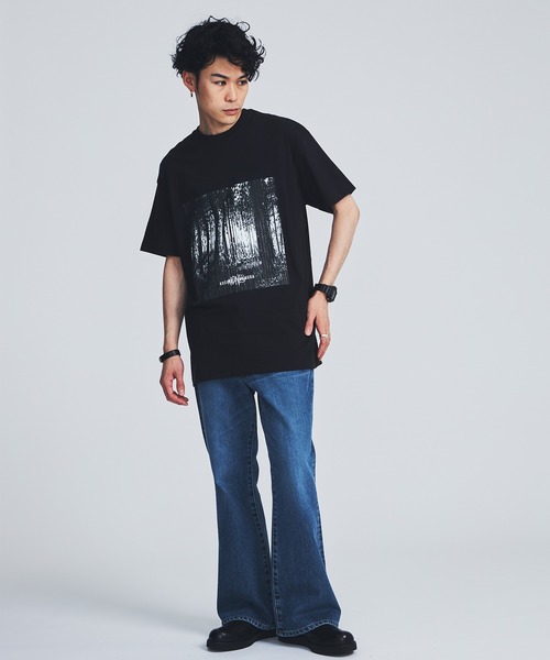 MADNESSの「【MADNESS】EX.×KOSUKE KAWAMURA Forest / MADNESS003(MT2020-0003)(Tシャツ/カットソー・メンズ・ホワイト/ブラック・MEDIUM/LARGE/SMALL)」の3枚目の写真