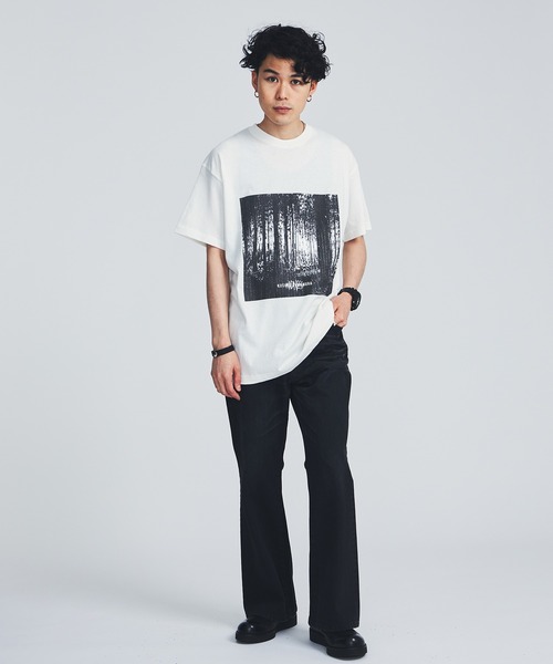 MADNESSの「【MADNESS】EX.×KOSUKE KAWAMURA Forest / MADNESS003(MT2020-0003)(Tシャツ/カットソー・メンズ・ホワイト/ブラック・MEDIUM/LARGE/SMALL)」の10枚目の写真