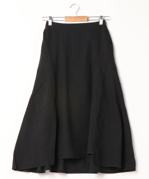 KOBE LETTUCE（コウベレタス）の「スラブガーゼスリットマーメイドスカート（スカート・レディース・ライトベージュ/パープル/ベージュ/ブラック・FREE）」の2枚目の写真