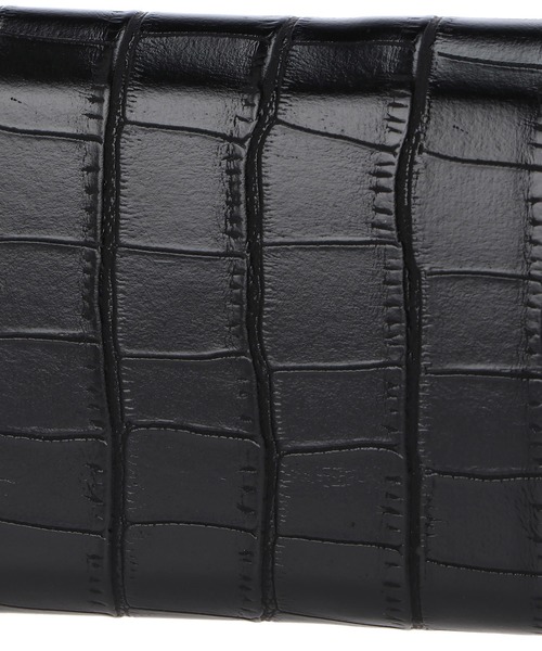 財布 ALEXIA STAN Logo Mini Wallet Black ALEXIA STAM（アリシアスタン）の「Logo Mini Wallet/ロゴミニ
