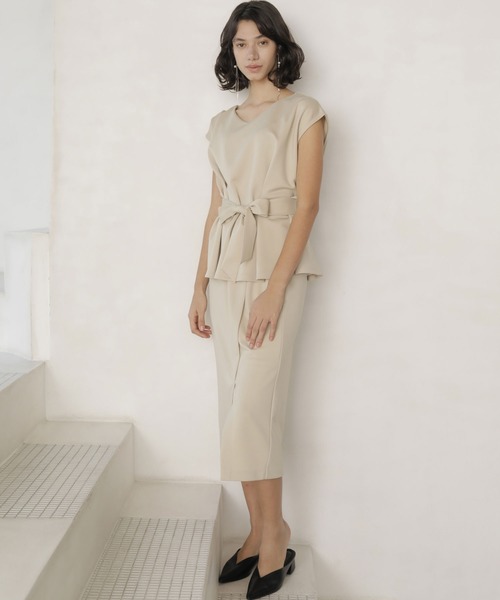 Green Label Relaxingセットアップスーツ40 L相当 手洗可⑤ green label relaxing 手洗い可◇セットアップ ◇