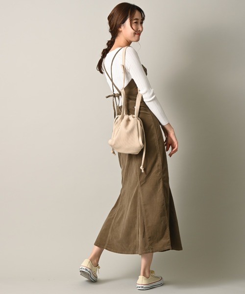 INTERPLANET（インタープラネット）の「プリーツBAG（ショルダーバッグ・レディース・ベージュ/ブラック・フリー）」の14枚目の写真