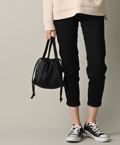 INTERPLANET（インタープラネット）の「プリーツBAG（ショルダーバッグ・レディース・ベージュ/ブラック・フリー）」の19枚目の写真