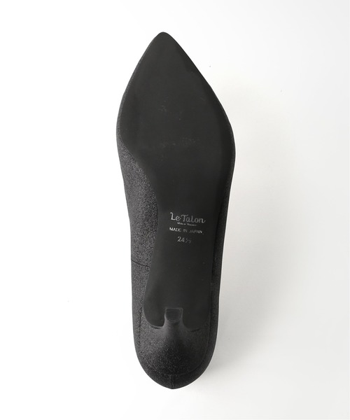 LE TALON(ルタロン)の「7cmグリッタープレーンパンプス(パンプス・レディース・ブラック×ブラック/ゴールド・21.5/22cm/23cm/23.5cm/24.5cm/22.5cm/25.5cm)」の8枚目の写真