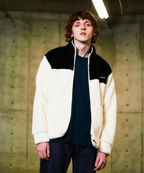 Champion(チャンピオン)の「【S〜3L】Champion for tk.TAKEO KIKUCHI フリースジャケット(ブルゾン)」|ホワイト系7