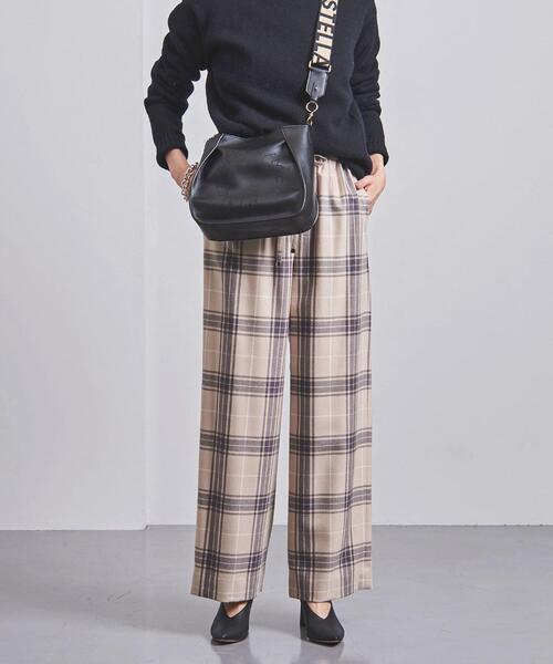 UNITED ARROWS（ユナイテッドアローズ）の「UWSC W イージーパンツ†◆（その他パンツ・レディース・オフホワイト/ベージュ/ネイビー/ライトブルー/パープル/その他1・38/36）」の6枚目の写真