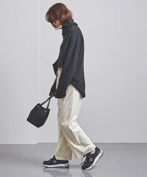 UNITED ARROWS（ユナイテッドアローズ）の「UWSC W イージーパンツ†◆（その他パンツ・レディース・オフホワイト/ベージュ/ネイビー/ライトブルー/パープル/その他1・38/36）」の21枚目の写真