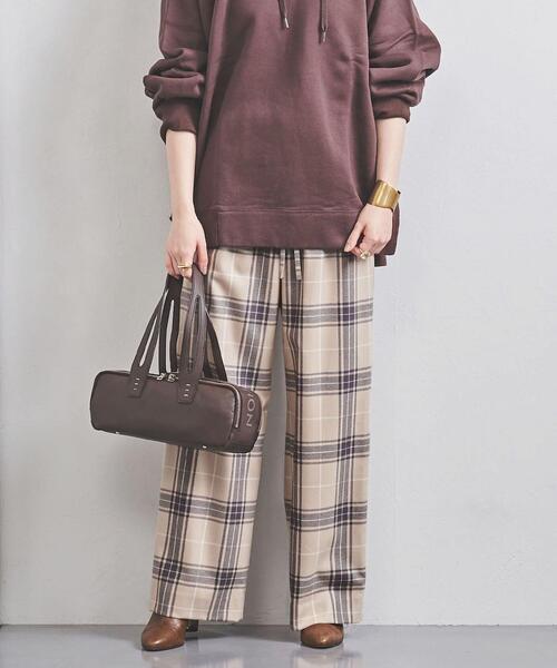 UNITED ARROWS（ユナイテッドアローズ）の「UWSC W イージーパンツ†◆（その他パンツ・レディース・オフホワイト/ベージュ/ネイビー/ライトブルー/パープル/その他1・38/36）」の18枚目の写真