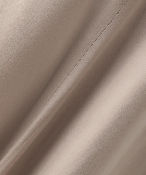 LEPSIM（レプシィム）の「サテンフレアスカート　895646（スカート・レディース・チャコールグレー/ブラック/グレイッシュベージュ/カーキ/パープル・MEDIUM/LARGE）」の18枚目の写真