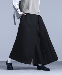 『カシュクール風アシメプリーツパンツ』