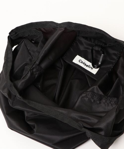 Casselini（キャセリーニ）の「コンビニエコバッグ（エコバッグ/サブバッグ・レディース・ホワイト/ブラック/パープル/ピンク/イエロー/ブルー・FREE）」の7枚目の写真