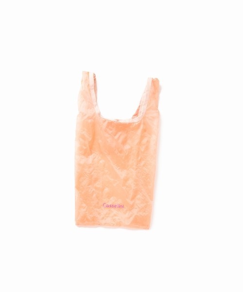 Casselini（キャセリーニ）の「コンビニエコバッグ（エコバッグ/サブバッグ・レディース・ホワイト/ブラック/パープル/ピンク/イエロー/ブルー・FREE）」の6枚目の写真