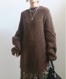 BACK CABLE KNIT
