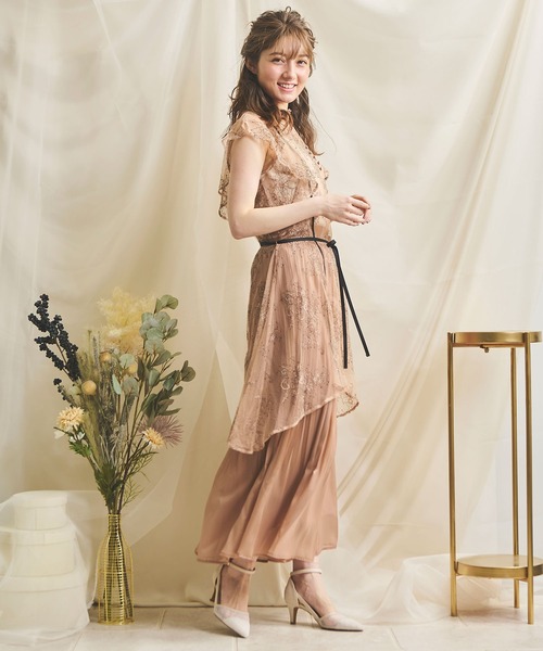 NOELA（ノエラ）の「インナーセットレースチュニック（シャツ/ブラウス・レディース・オフホワイト/オレンジ・FREE）」の6枚目の写真