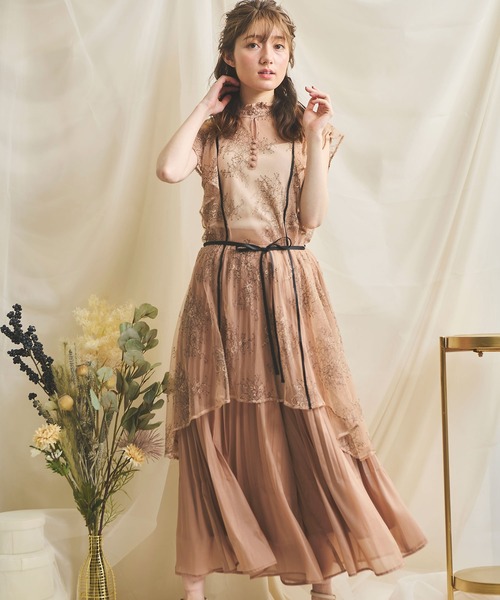 NOELA（ノエラ）の「インナーセットレースチュニック（シャツ/ブラウス・レディース・オフホワイト/オレンジ・FREE）」の7枚目の写真