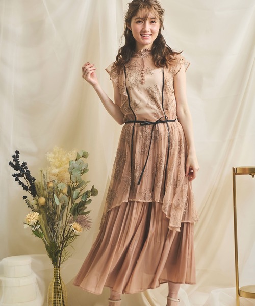 NOELA（ノエラ）の「インナーセットレースチュニック（シャツ/ブラウス・レディース・オフホワイト/オレンジ・FREE）」の8枚目の写真