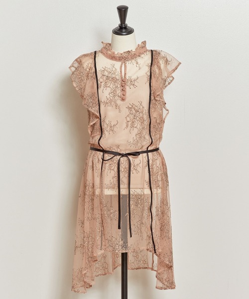 NOELA（ノエラ）の「インナーセットレースチュニック（シャツ/ブラウス・レディース・オフホワイト/オレンジ・FREE）」の17枚目の写真