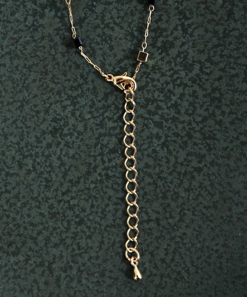 Bou Jeloud（ブージュルード）の「スクエアコンビネックレス（ネックレス・レディース・クリア/ブラック・ONE SIZE）」の11枚目の写真