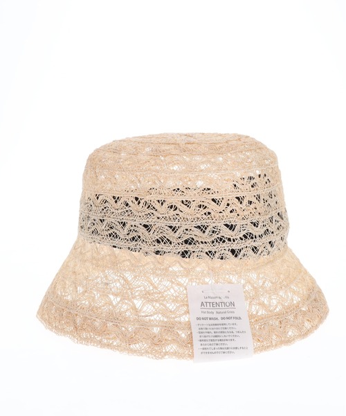 La Maison de Lyllis（メゾンドリリス）の「La Maison de Lyllis CLOCHE（ハット・レディース・ベージュ・57）」の6枚目の写真