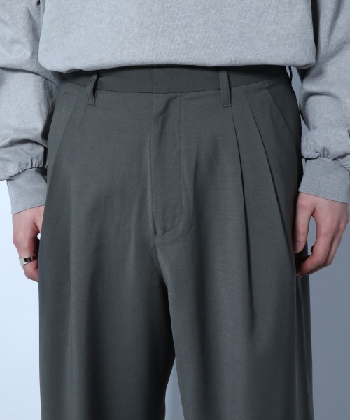 HARE(ハレ)の「TWワイドパンツ(HARE)(スラックス・メンズ・ブラック/ライトグレー/ダークグレー・SMALL/MEDIUM)」の11枚目の写真