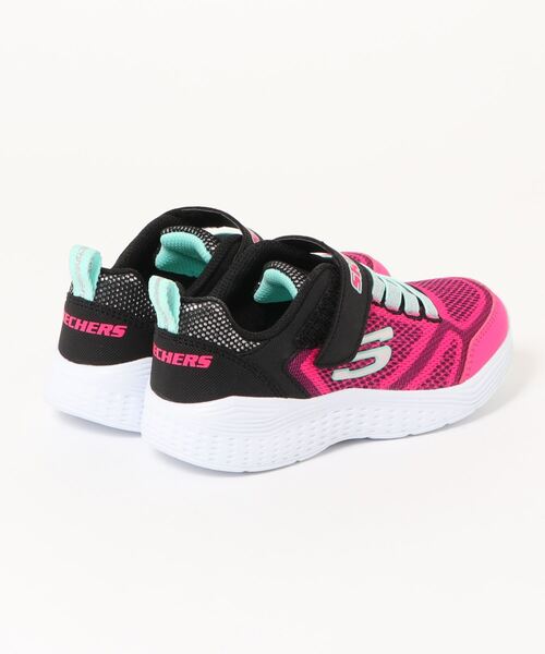 SKECHERS（スケッチャーズ）の「《SKECHERS》Snap Sprints（スニーカー・キッズ・ブラック×ピンク/ブルー/グレー系その他/ピンク系その他・21.0cm/22.0cm/19.0cm/20.0cm/22.5cm/21.5cm/17.0cm/18.0cm/23.5cm/23.0cm）」の5枚目の写真