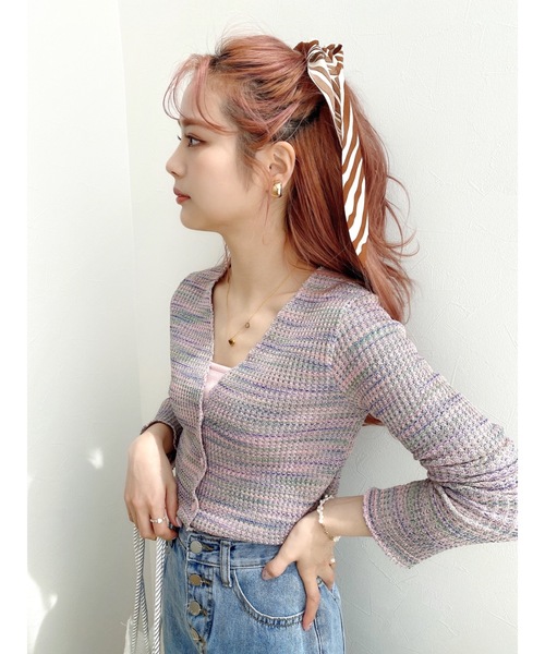 jumelle（ジュメロ）の「ゼブラシュシュ（シュシュ・レディース・ブラック/ブラウン・FREE）」の5枚目の写真