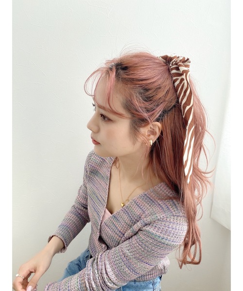 jumelle（ジュメロ）の「ゼブラシュシュ（シュシュ・レディース・ブラック/ブラウン・FREE）」の6枚目の写真