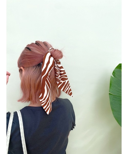 jumelle（ジュメロ）の「ゼブラシュシュ（シュシュ・レディース・ブラック/ブラウン・FREE）」の12枚目の写真