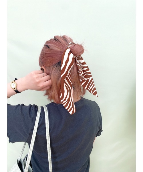 jumelle（ジュメロ）の「ゼブラシュシュ（シュシュ・レディース・ブラック/ブラウン・FREE）」の15枚目の写真