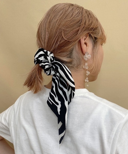 jumelle（ジュメロ）の「ゼブラシュシュ（シュシュ・レディース・ブラック/ブラウン・FREE）」の11枚目の写真