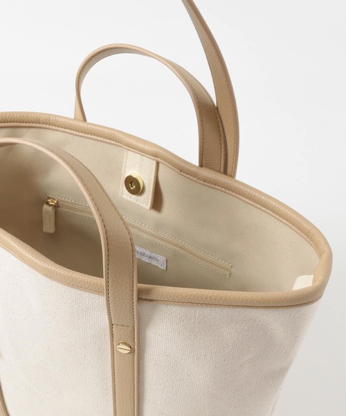 URBAN RESEARCH（アーバンリサーチ）の「2WAYキャンバストート（トートバッグ・レディース・ブラック/ベージュ/カーキ・-）」の20枚目の写真