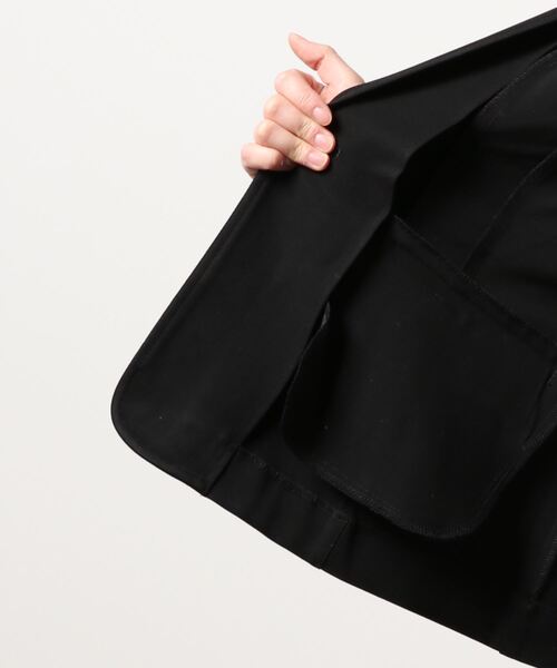 BELLUNA（ベルーナ）の「色あせにくいノーカラージャケット（ノーカラージャケット・レディース・ブラック/ネイビー・MEDIUM/LARGE/X-LARGE）」の7枚目の写真