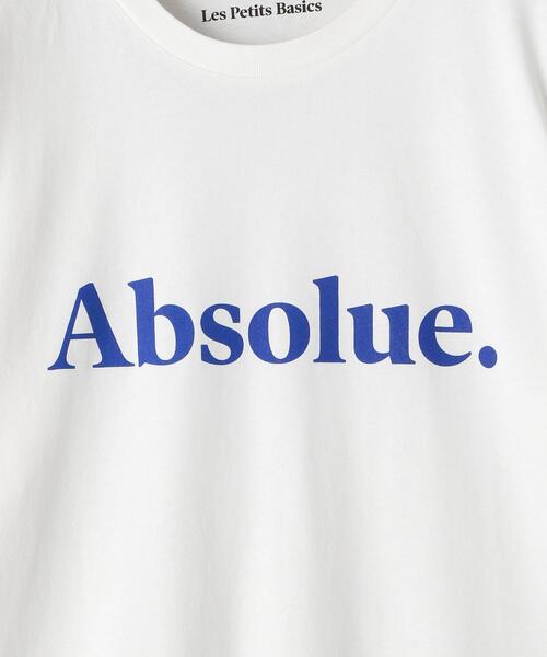 Les petits basics（ルベーシック）の「＜Les Petits Basics＞ B ABSOLUE/Tシャツ（Tシャツ/カットソー・メンズ・ホワイト・MEDIUM/LARGE/X-LARGE）」の5枚目の写真