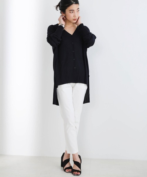 Bou Jeloud(ブージュルード)の「前後差カーディガン(カーディガン/ボレロ・レディース・ベージュ/ネイビー/ライトグリーン/グレイッシュベージュ・FREE)」の19枚目の写真