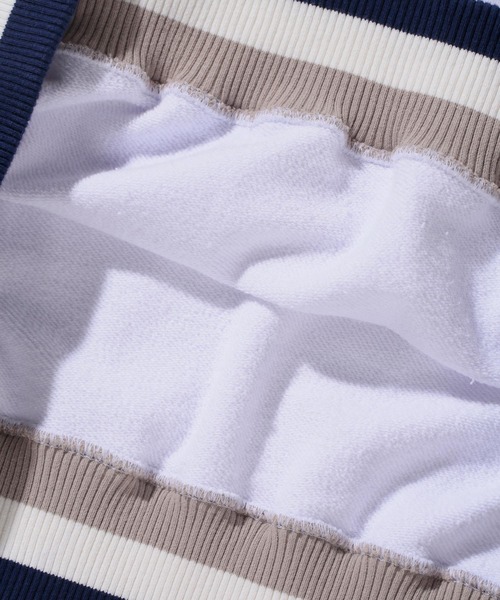XLARGE（エクストララージ）の「RIB LINE CREWNECK SWEAT（スウェット・メンズ・ホワイト/ネイビー/アッシュ・S/M/L/XL）」の12枚目の写真