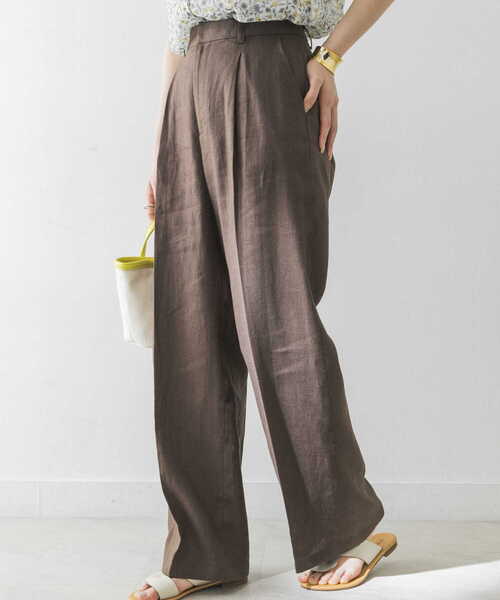 URBAN RESEARCH（アーバンリサーチ）の「リネンキャンバスワイドパンツ（その他パンツ・レディース・ブラウン/カーキ/ナチュラル・38/36）」の20枚目の写真