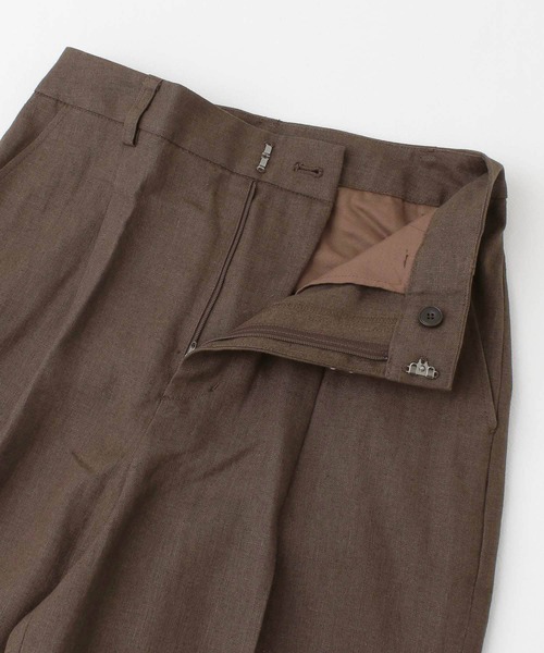 URBAN RESEARCH（アーバンリサーチ）の「リネンキャンバスワイドパンツ（その他パンツ・レディース・ブラウン/カーキ/ナチュラル・38/36）」の10枚目の写真